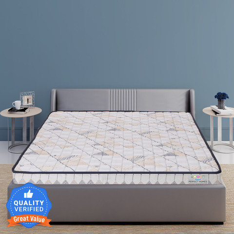 Flipkart Perfect Homes Bliss White inch Double PU Foam Mattress