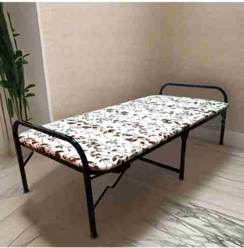 Metrobed Cushion folding bed Metal Single Bed Price in India Buy