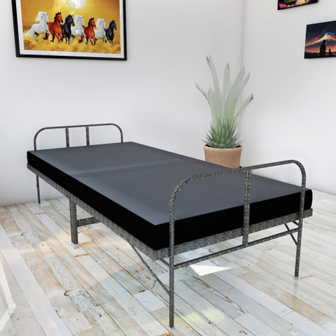 Folding Cot Cost Cot Mild Steel Plywood Folding Cot, Size: X Feet - Main Image