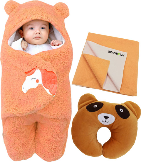 BRANDONN Cotton Baby Bed Sized Bedding Set