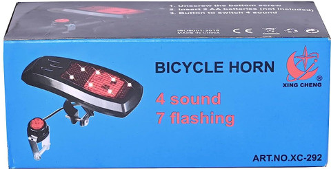 Cyclic Bicycle Electric Horn in sound Bike Light Bicycle Horn