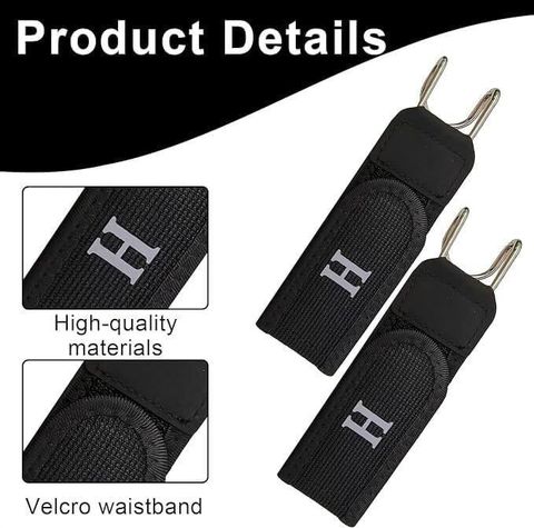 CALMIVA Men Black Fabric Belt - Image 7