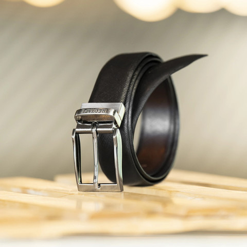 RED TAPE Men Formal, Casual Black, Brown Genuine Leather - Main Image