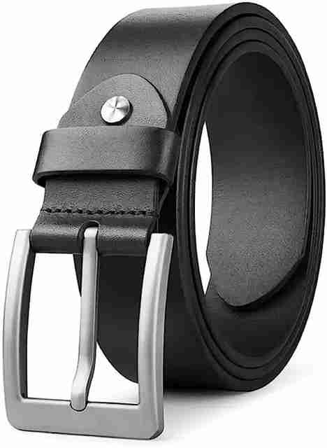 KAEZR Men Party, Evening, Casual, Formal Black Texas Leatherite Belt Black  - Price in India | Flipkart.com