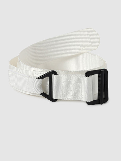 JACK JONES Men Casual White Nylon Belt