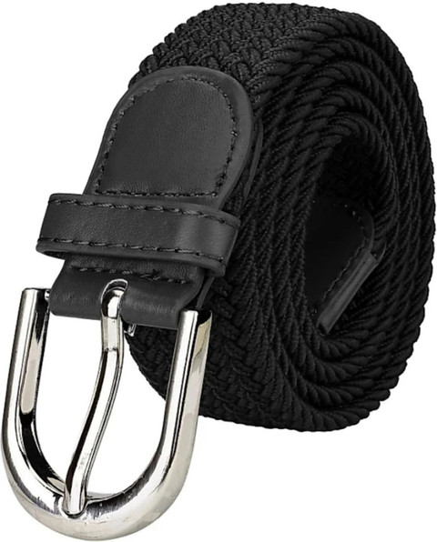 BELTLY Women Casual Black Fabric Belt