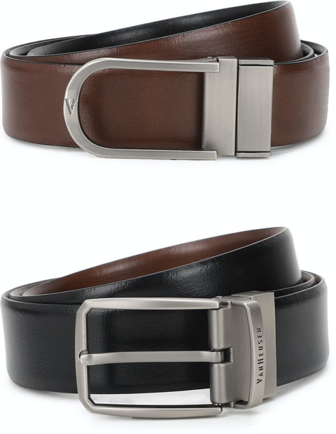van heusen leather belt