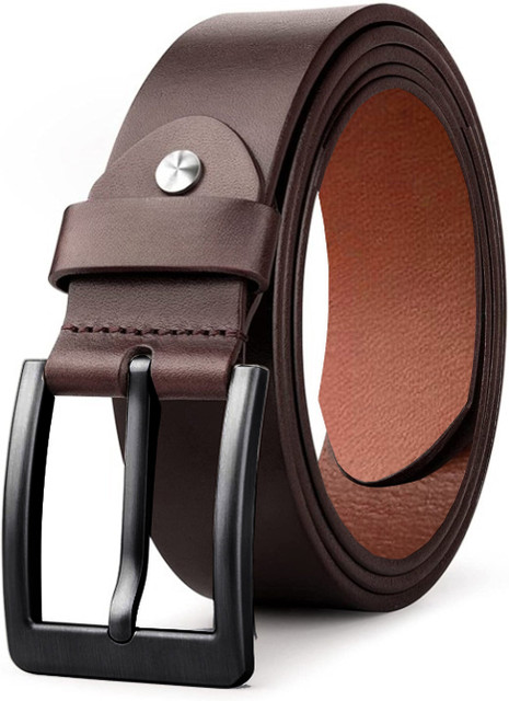 PROVOGUE Men Casual, Formal, Party Brown Genuine Leather Belt