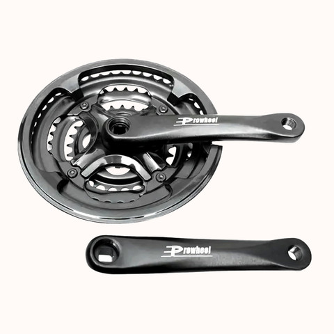 IndiaLot PROWHEEL Crankset SPD AC43 24-34-42T Alloy Crank 7/8/9