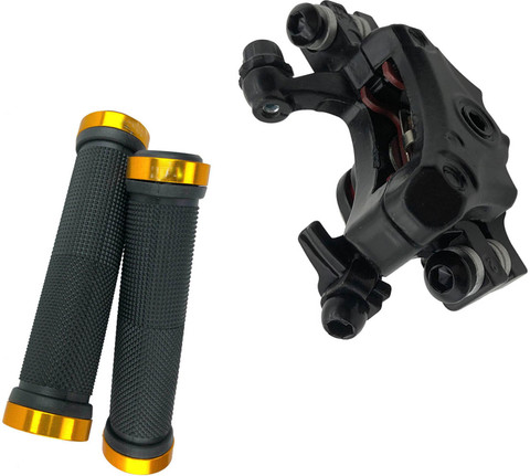 NSV Bicycle Mechanical Disc Brake Caliper Set Front/Rear 180-160mm