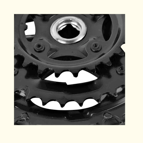 カリンNo.16 No.T7 IndiaLot Bicycle Crankset 24-34-42T Alloy Crank 7/8/9 Speed