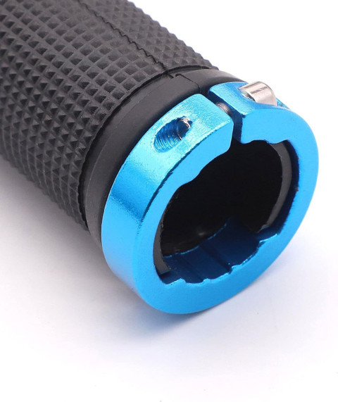 NSV Pair Cycling Lock-on Anti-Slip Bicycle Handlebar Handle Grip for MTB  Blue Bicycle Handle Grip