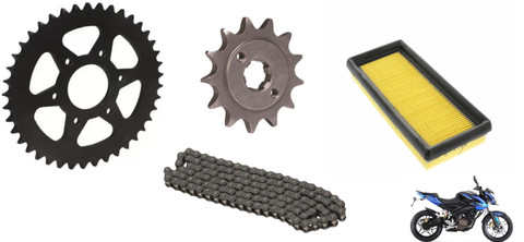 Digital Craft NS 200 CHAIN SPROCKET KIT WITH AIR FILTER Pack of