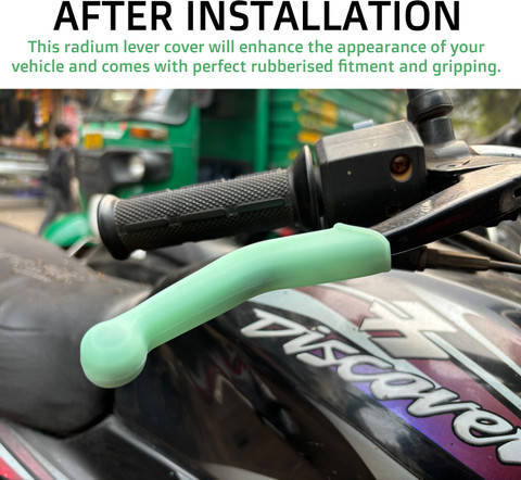 AutoPowerz Radium Lever Cover Glow Light, Universal for All bikes