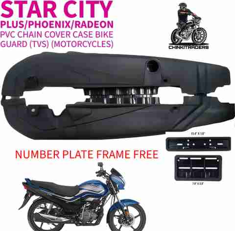 CHINKI TRADERS CHAIN COVER TVS STAR CITY PLUS/Phoenix/Radeon Bike