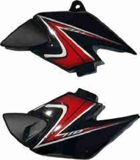 ARPIT ENTREPRISE Side Panel Dream yuga (Black/Red) Bike Crash