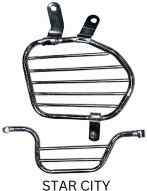 X-speed Heavy Bike Side Guard Saree Guard Black for Star City - Main Image