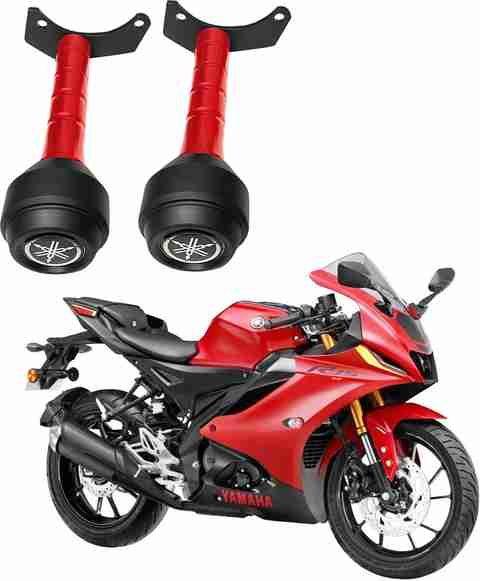 way2gmart Heavy Duty Frame Slider For Yamaha R15/V4 R15/M (BS6) Red Bike  Crash Guard