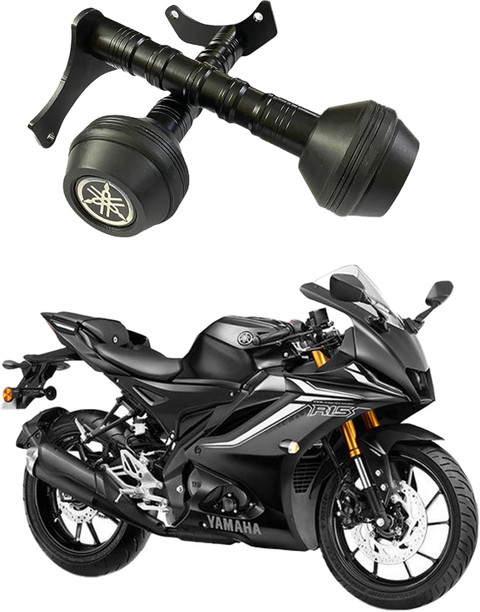 way2gmart CNC Frame Slider Black for Yamaha R15 V4/M (BS6) blue Bike Crash  Guard