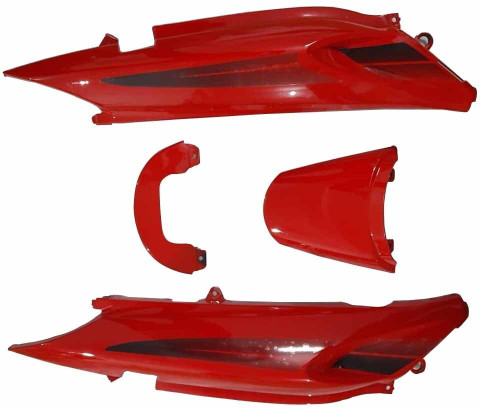 Mudsor TAIL PANEL GLAMOUR RED Bike Crash Guard Price in India