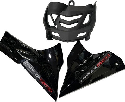 Apache RTR 160 180 Engine guard Black Bike Engine Breather