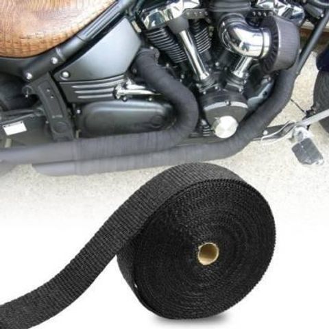 Best R R 310 Wrap SRPHERE (3 Mtrs) Silencer Wrap Bike Exhaust Heat Shield for TVS Apache ...