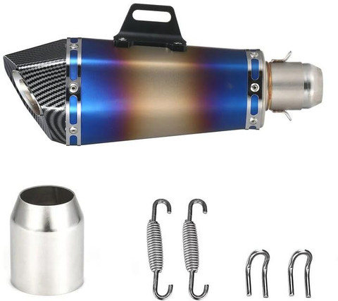 LOVMOTO Bike silencer cf Hero Splendor Plus Slip-on Exhaust System