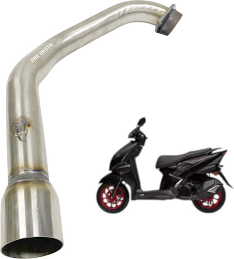 Dhe Best Scooty Exhaust Middle Muffler Bend Pipe Silencer Pipe for TVS  NTORQ 125 TVS NA Full Exhaust System