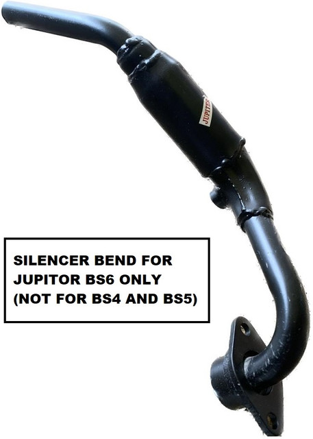 Pa Jupitor BS6 Silencer Bend Pipe TVS Jupiter Slip-on Exhaust System