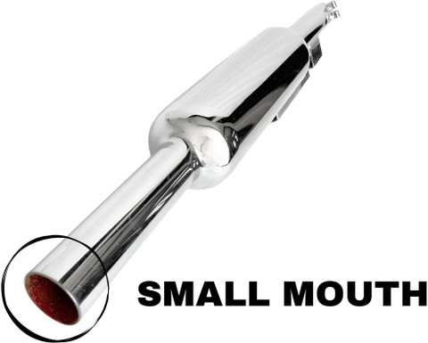 EAZ Short Punjab Silencer Free Flow For RE (Small Mouth, Black) Royal  Enfield Classic 350, Classic 500, Electra 350, Thunder Bird 350, Thunder  Bird