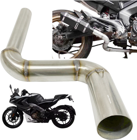Dhe Best Exhaust Bend Pipe For Pulsar NS 200 RS 200 AS 200 NS 160  Dominar 400 Bajaj Dominar 400, Pulsar 200NS Slip-on Exhaust System