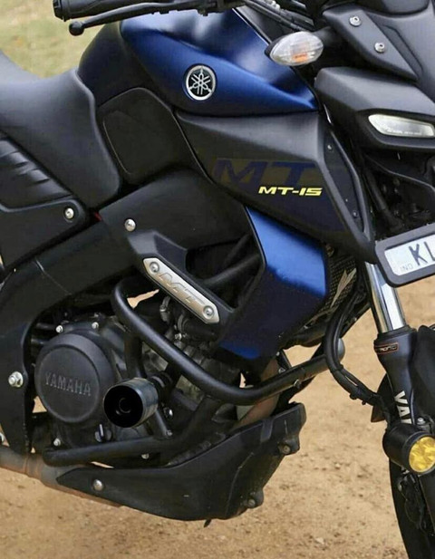 Auto MT CRASHGUARD LEGGUARD with Frame Slider for Yamaha MT 15 MT-15 Bike  Crash Guard