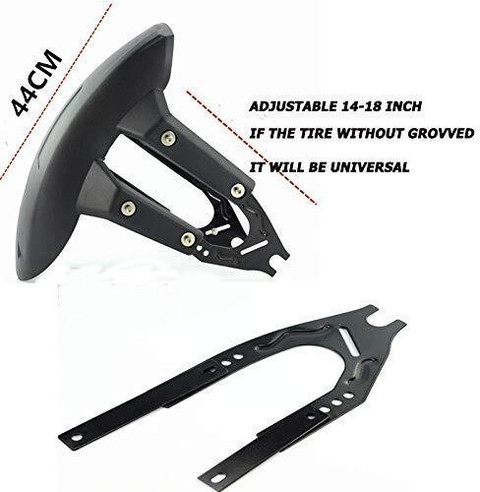 Gogna Mart Universal Motorcycle Rear Wheel for Fender Splash Guard Rear  Guard Mudguard Bike Fairing Kit