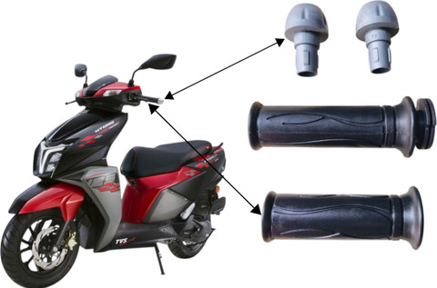 Zdbikeassosiriez ntorg 125 bs6 and 4 all Handle Bar Grip For TVS