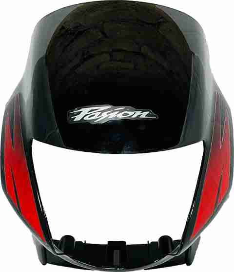 SHREE Hero Passion Plus Black Red Bike Headlight Visor Price in