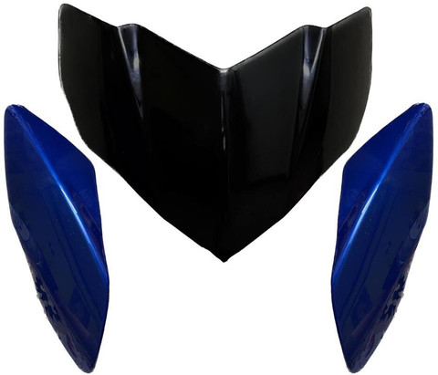 ARPIT ENTREPRISE Front headlight visor for pulsar 135-sport blue Bike  Headlight Visor - Main Image