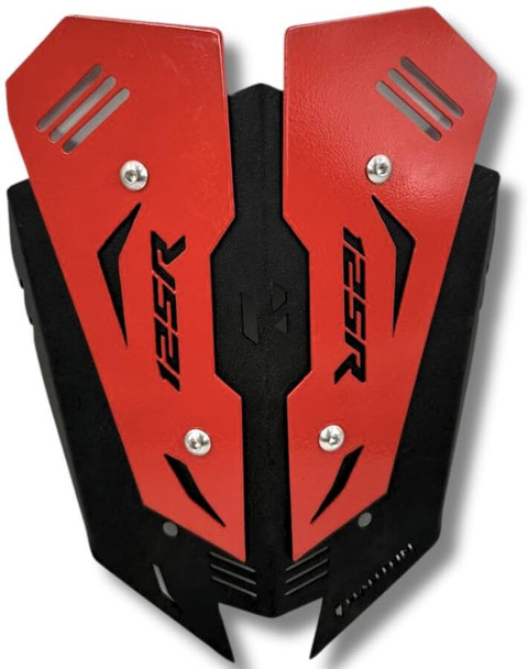 PHANTOM Premium Quality Metal Visor For Hero Xtreme 125R (Red