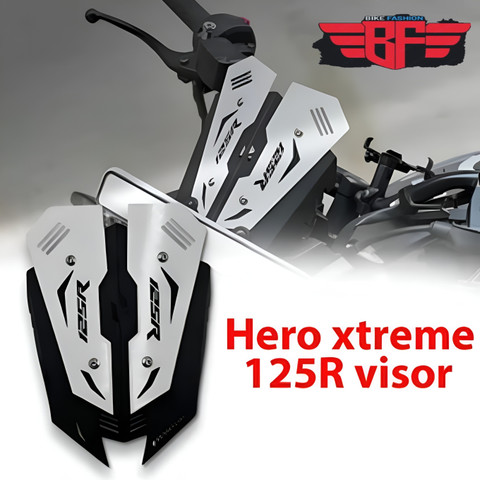 BikeFashionMart Premium Heavy Metal Visor for Hero Xtreme 125R