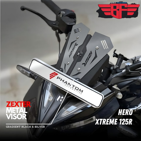 BikeFashionMart Premium Heavy Metal Visor for Hero Xtreme 125R