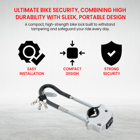 Motorcycle Bike Wheel Lock Link Link Bike Lock For Front Wheel