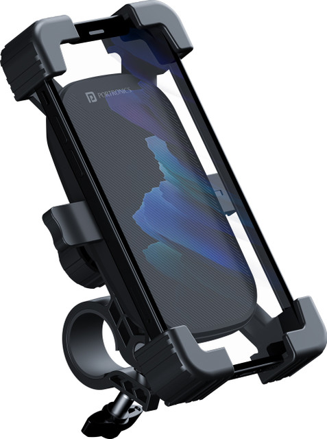 Portronics Mobike III Bike Mobile Holder Stand with 360° Rotation