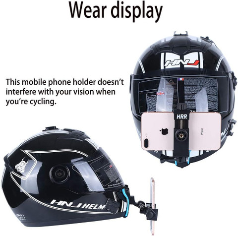 SRPHERE Helmet Chin Strap Mount with Mobile Clip Screw