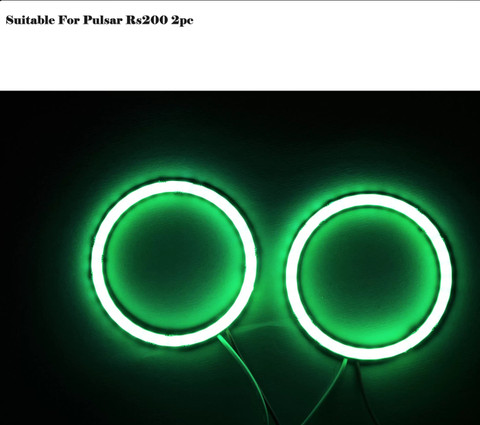 VermsBikers RS 200 ring light /Demon Angel Eyes green Projector