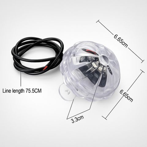 JMA TRADING LED Crystal Disco Light for Ninja ZX-4RR, (Set of 1