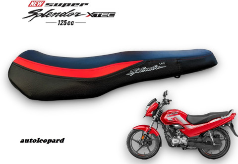AUTOLEOPARD SUPER SPLENDOR BS6 SEAT COVER Single Bike Seat Cover