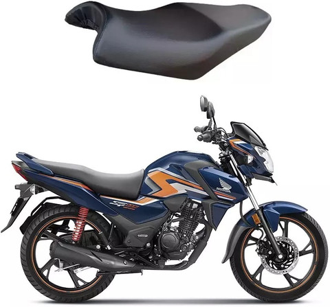 DSAMI SP 125 Decent Blue Metallic Single Bike Seat Cover For Honda