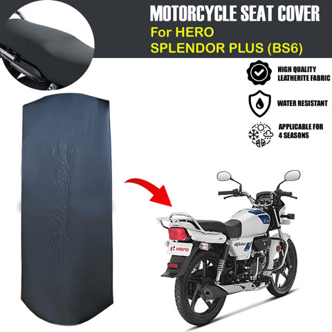 SRPHERE Bike Seat Cover Compatible with Splendor Plus Pro BS6