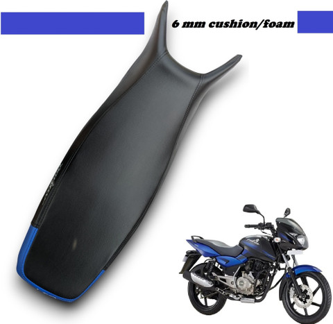 AUTOLEOPARD PULSAR 125/150 SINGLE SEAT COVER BLUE Single Bike Seat