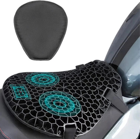 Dr FITZY Silicone Gel Bike Seat Cushion With Cover, Riding