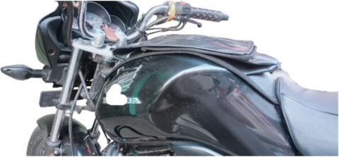 best deal 00020 Black and black Strap Honda Unicorn Bike Tank